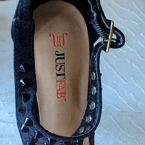 Just Fab Studded🖤 Sexy Platform Stilettos NWOT Size 7.5 - Picture 9 of 16